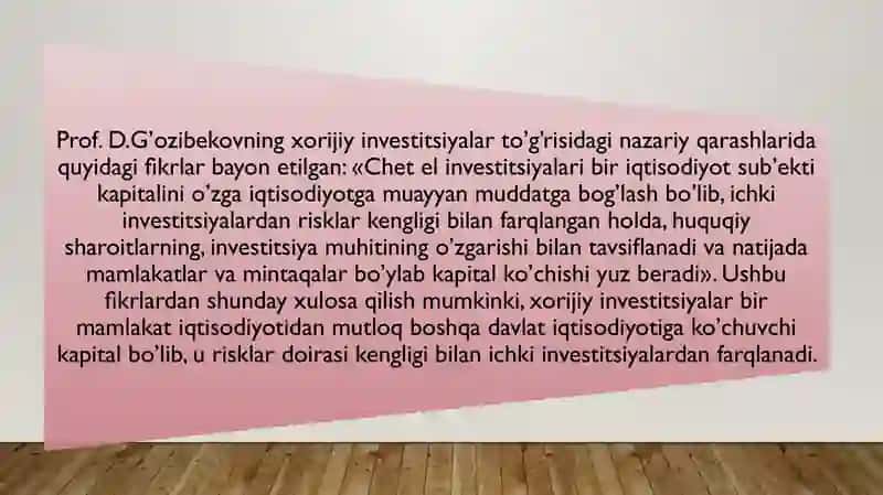 Iqtisodiyotga investitsiyalarni jalb etishda erkin iqtisodiy hududlarning o'rni 4