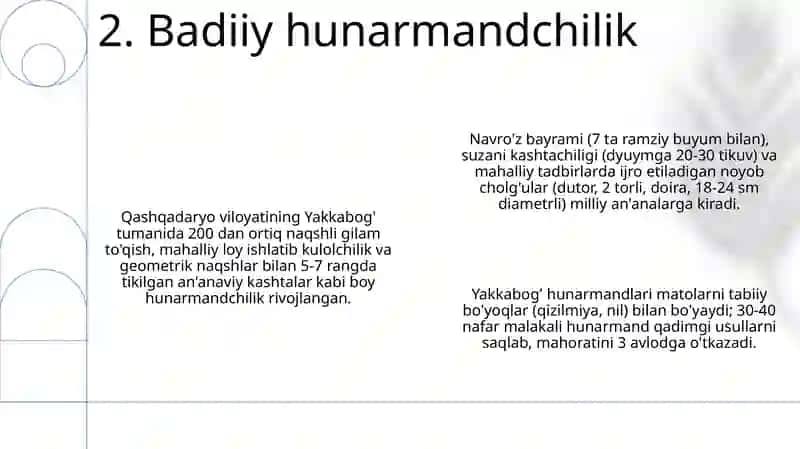 Qashqadaryo yakkabog' milliy an'analari 4