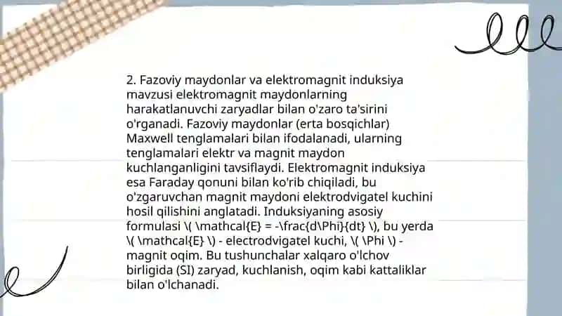 Elektromagnit induksiya hodisasi 4