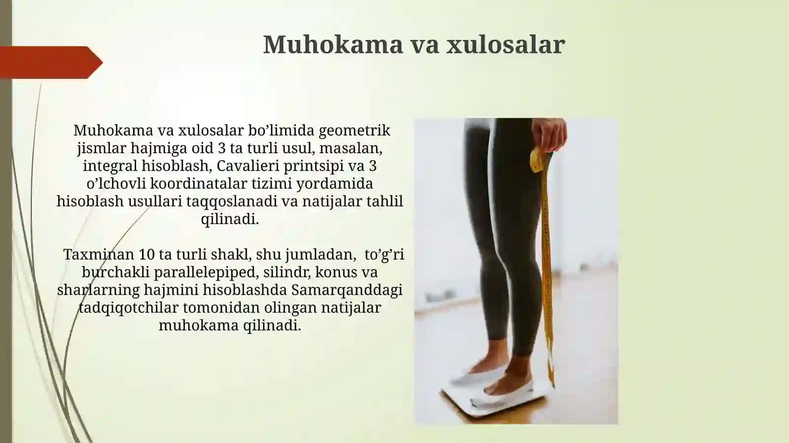 Kubning hajmini hisoblash 4
