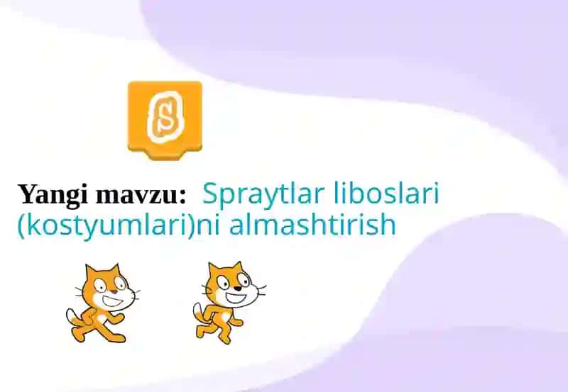 Spraytlar liboslari (kostyumlari)ni almashtirish mavzusi 4