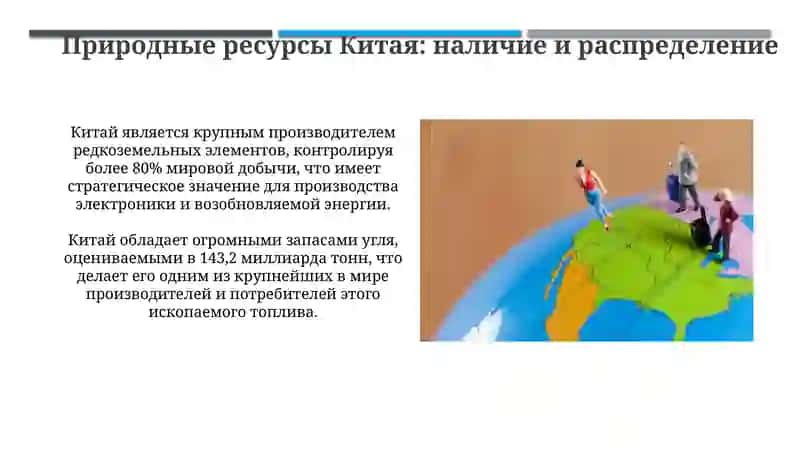 Ресурсная база Китая: наличие, использование и управление 4