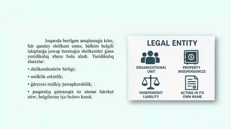 Yuridikaliq shaxstıń tamamlanıwı menen minnetlemelerdıń biykar etiliwi 4