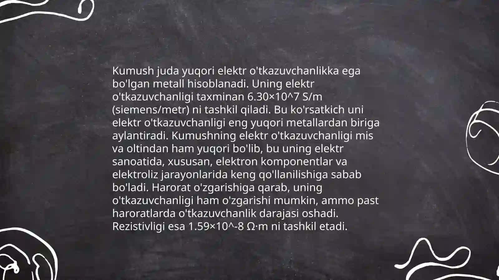 Oʻtkazgich Qimmatbaho metallar 4