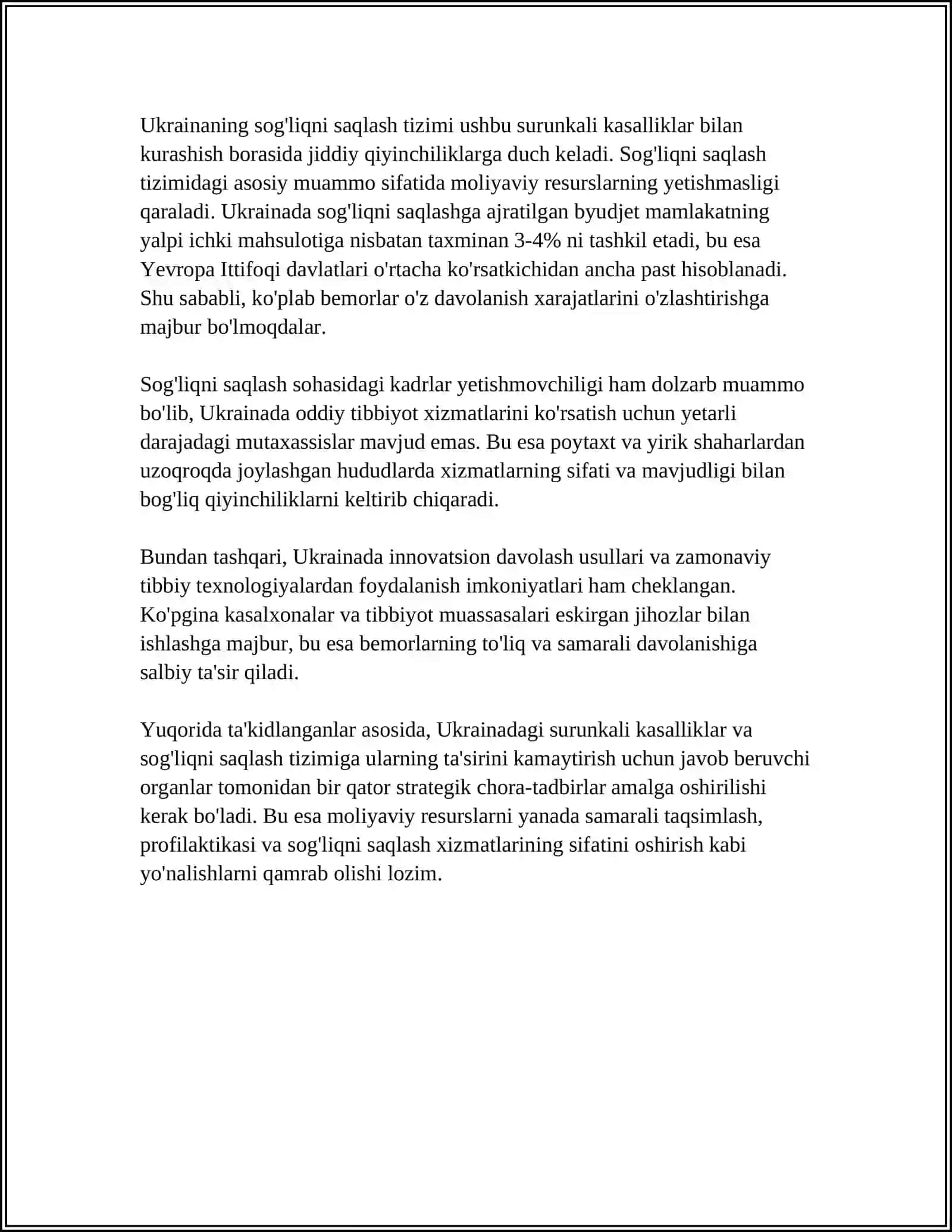 UKRAINA KASALLIKLARI VA TEXNOGEN HOLAT VA FALOKATLAR 4