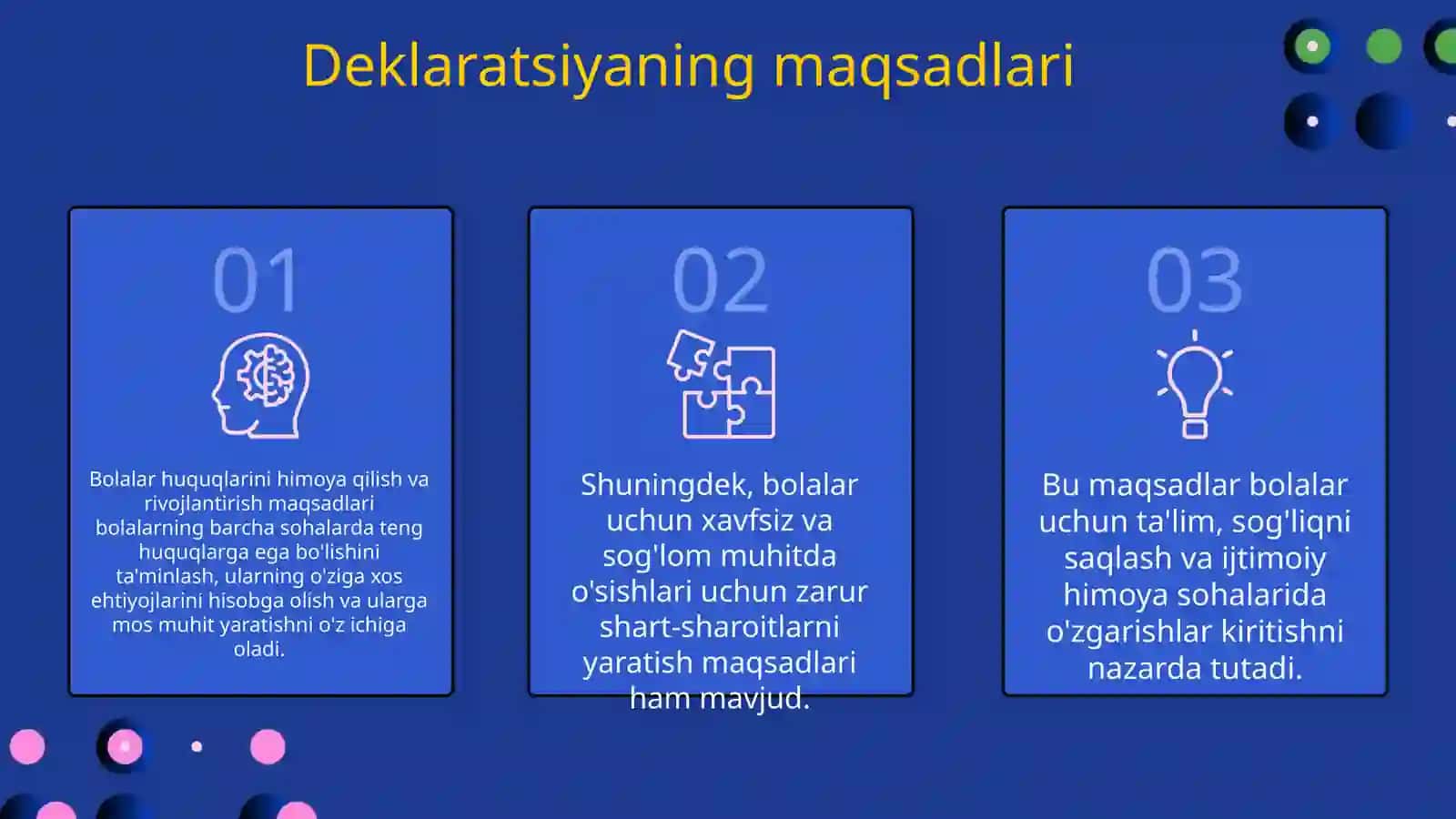 Bolalar huquqlari toʻgʻrisidagi deklaratsiya 4