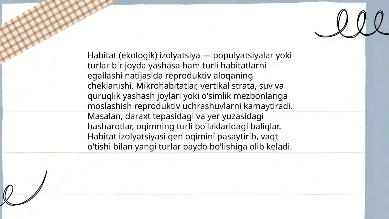 Repraduktiv izolyatsiyalovchi mexanizimlar 4