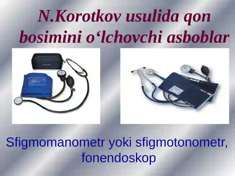 Tomirdagi qon bosimini o‘lchashning usullari 4