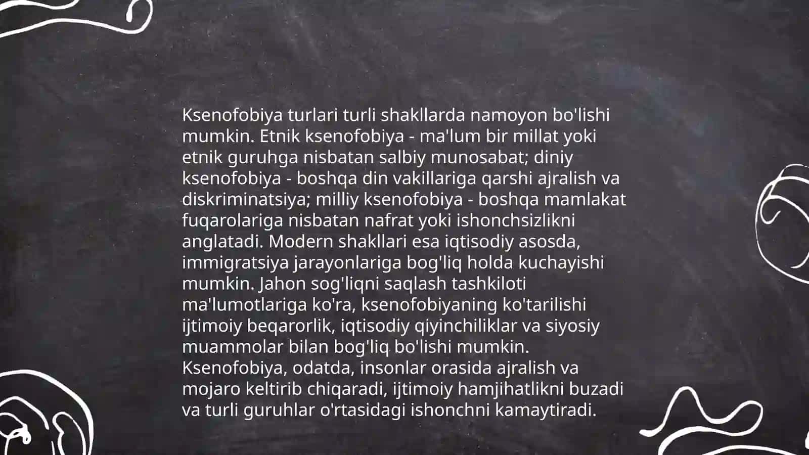 Ksenofobiya nima? 4