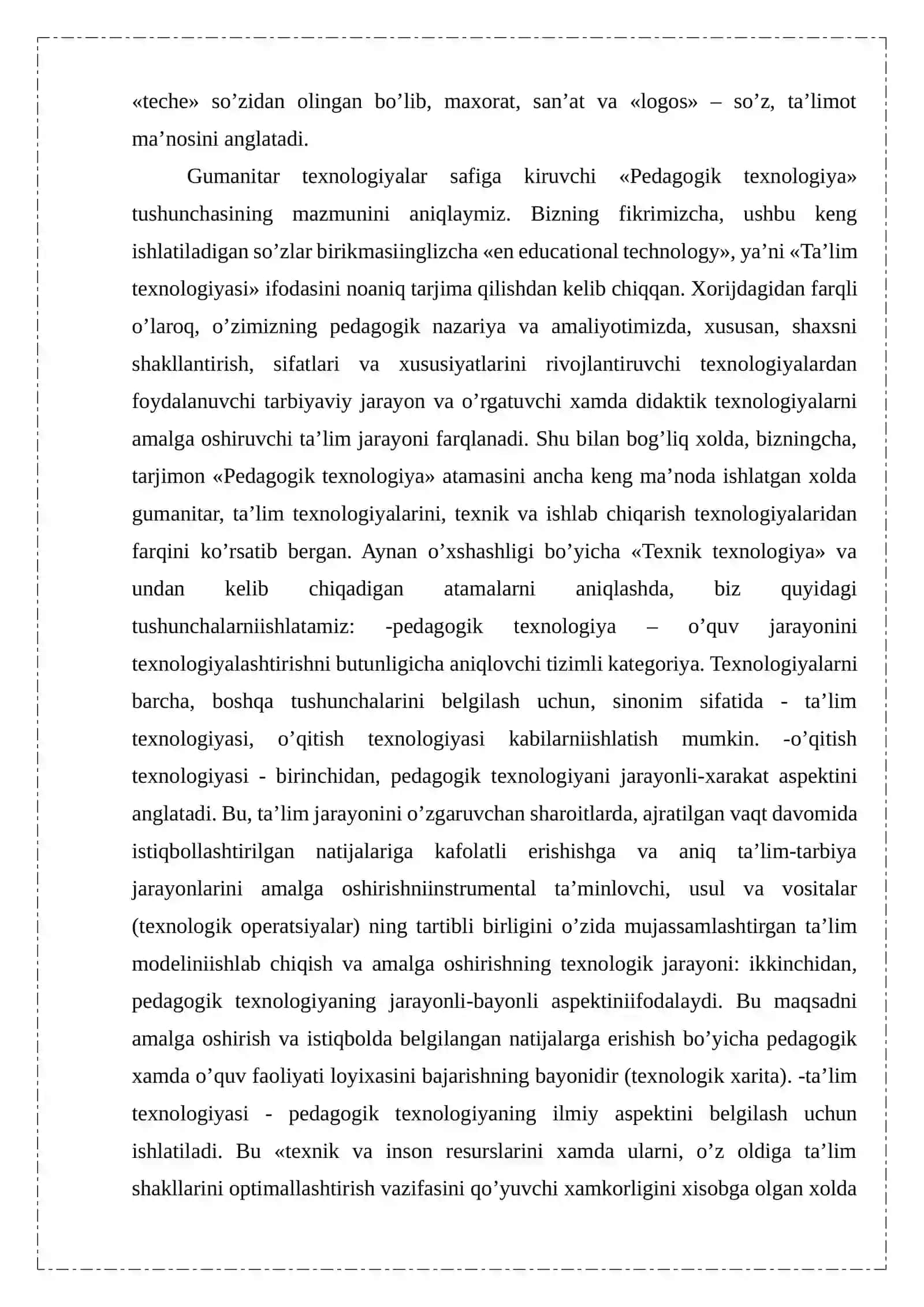 Pedagogik texnologiyalar 4