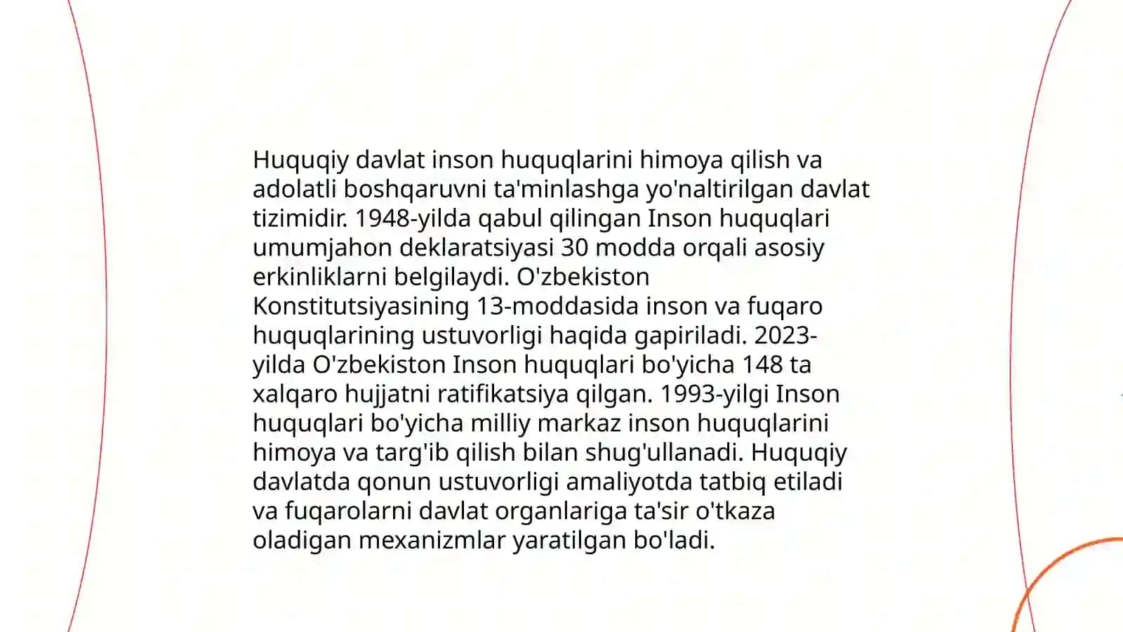 Insonning huquq va erkinliklari tushunchasi 4