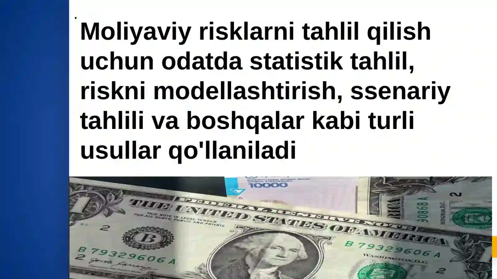 Moliyaviy risklar tahlili 4