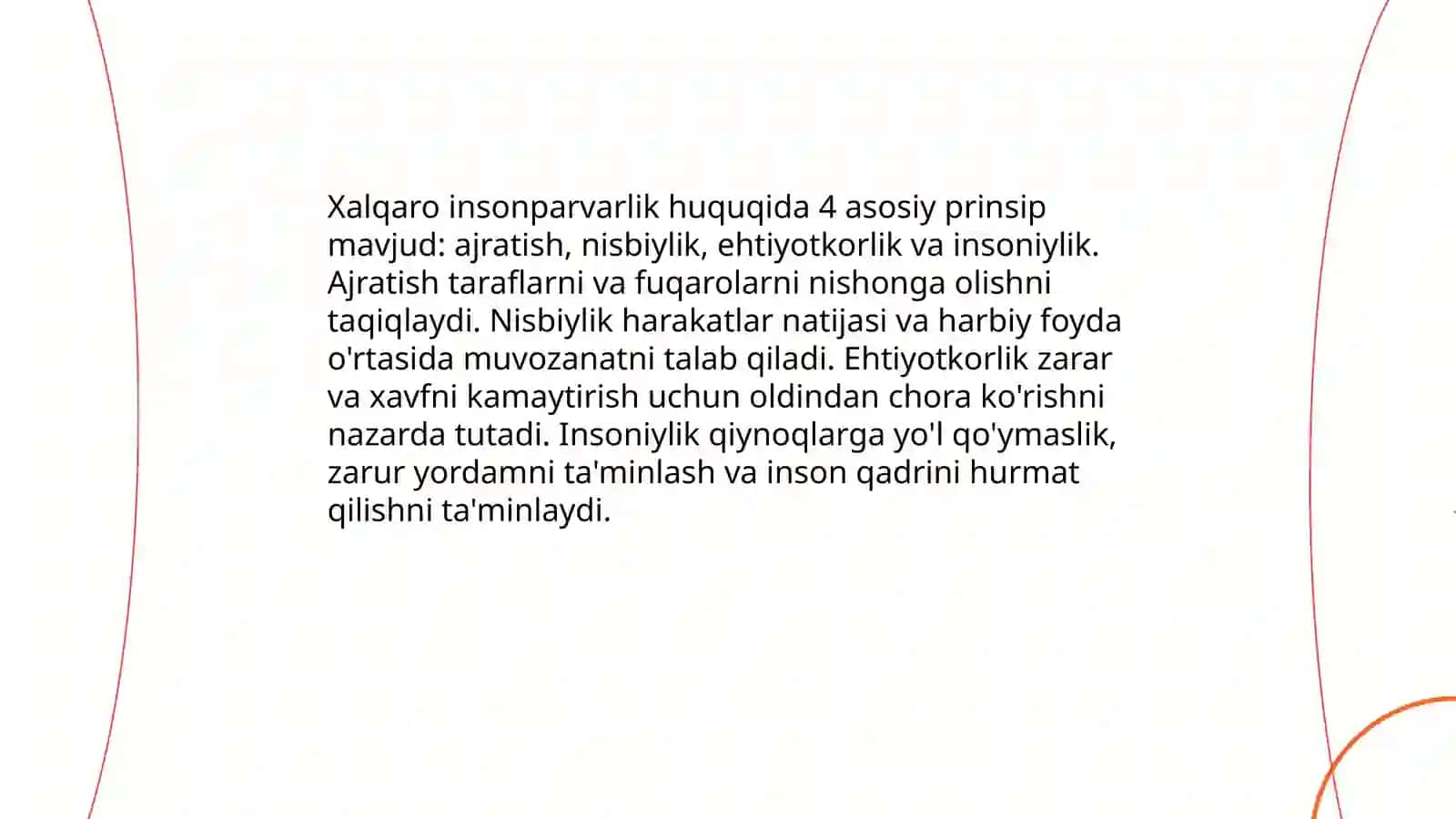 Xalqaro insonparvarlik xuquqining asosiy tushunchalari 4