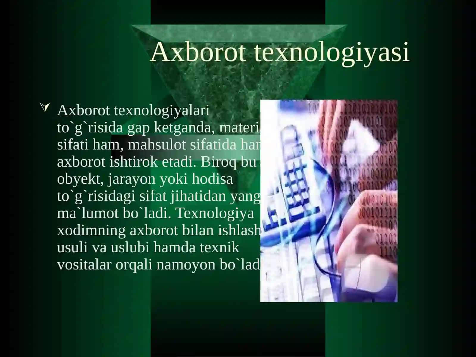 Axborot texnologiyalar tushunchalari va ularning turlari 4
