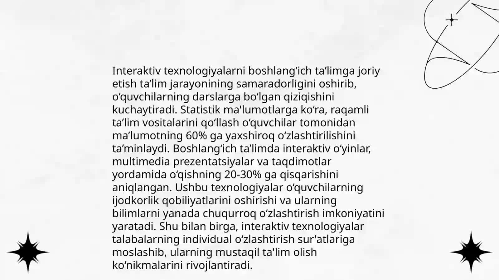 Boshlangʻich sinflarda inavatsiya jarayonini tashkil etish 4