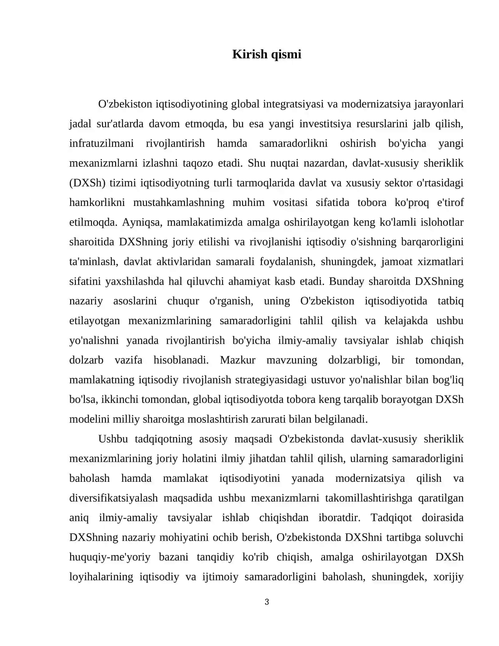 O'zbekiston iqtisodiyotida davlat-xususiy sheriklik mexanizmlari 4