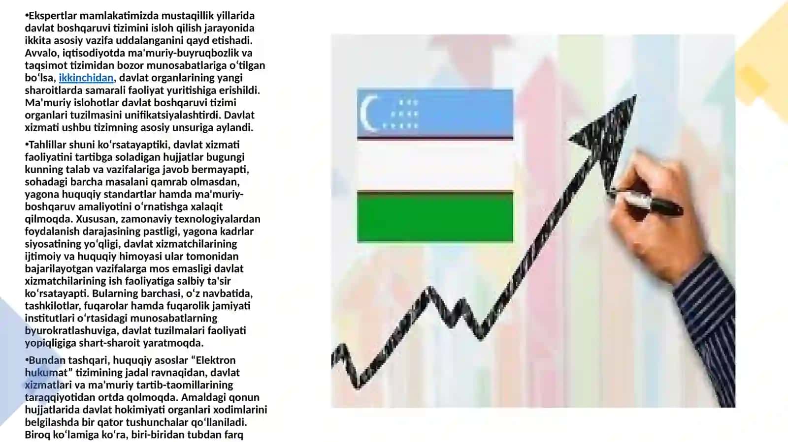 Mustaqillik yillari davlat boshqaruvi tizimida amalga oshirilgan islohatlar 4