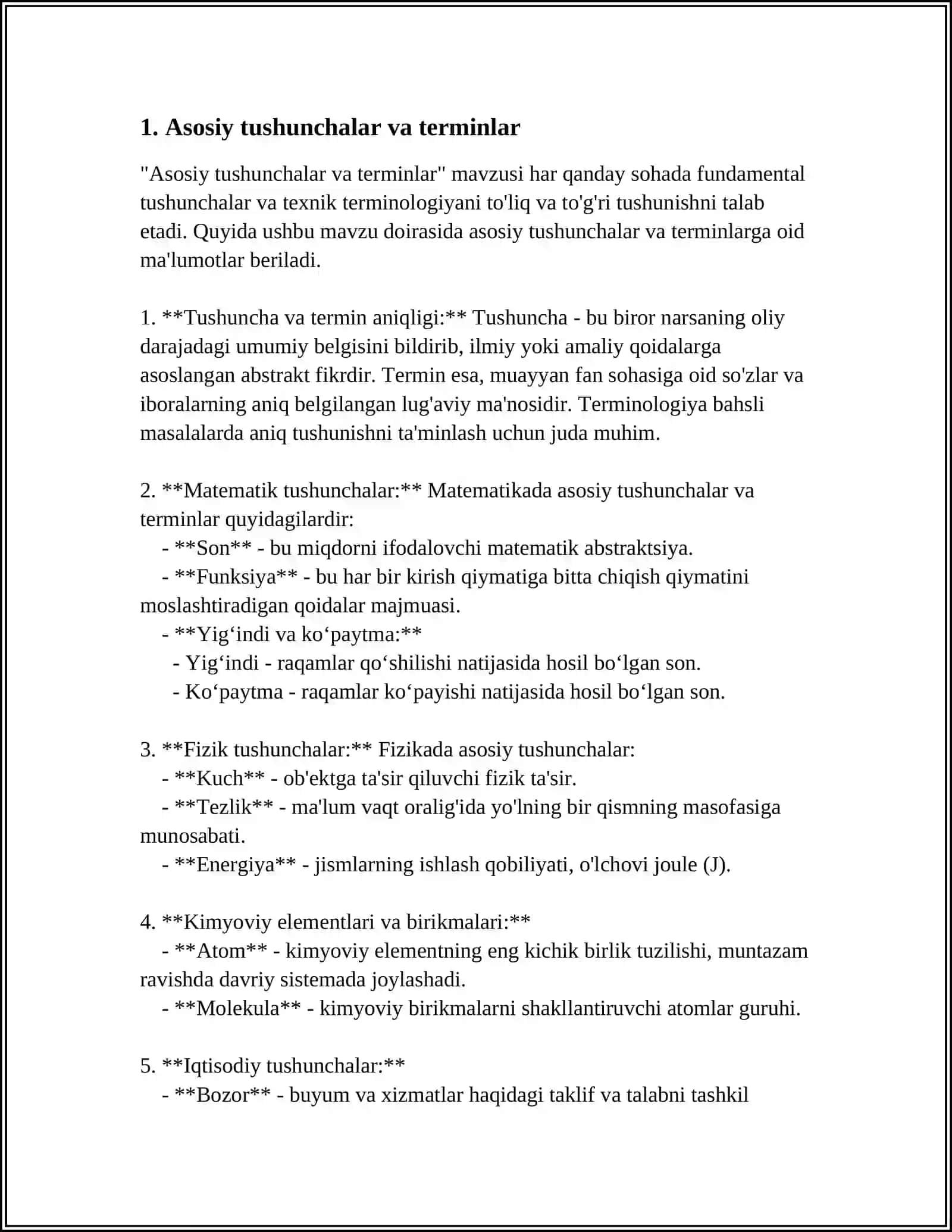 TENGLAMALAR TIZIMI KO'RINISHIDAGI EKONOMETRIKALIK MODEL 4
