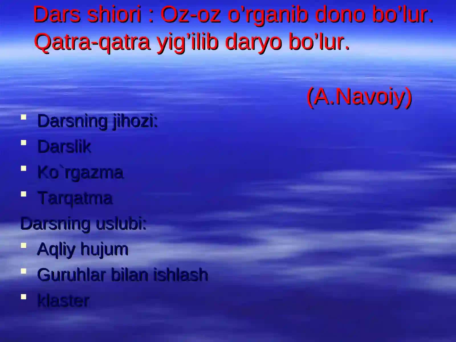 Alisher Navoiy hayoti va ijodi ishlanmasi 4
