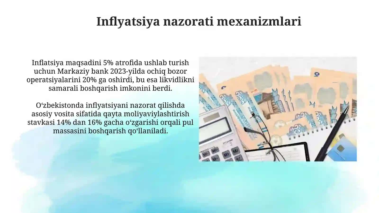 Oʼzbekistonda monetar siyosatning oʼziga xos xususiyatlari 4