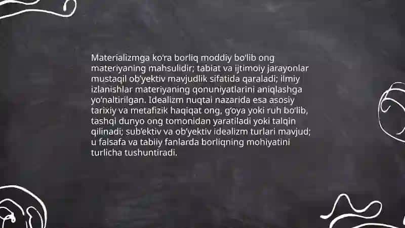 Borliqning ontologik ta'rifi 4