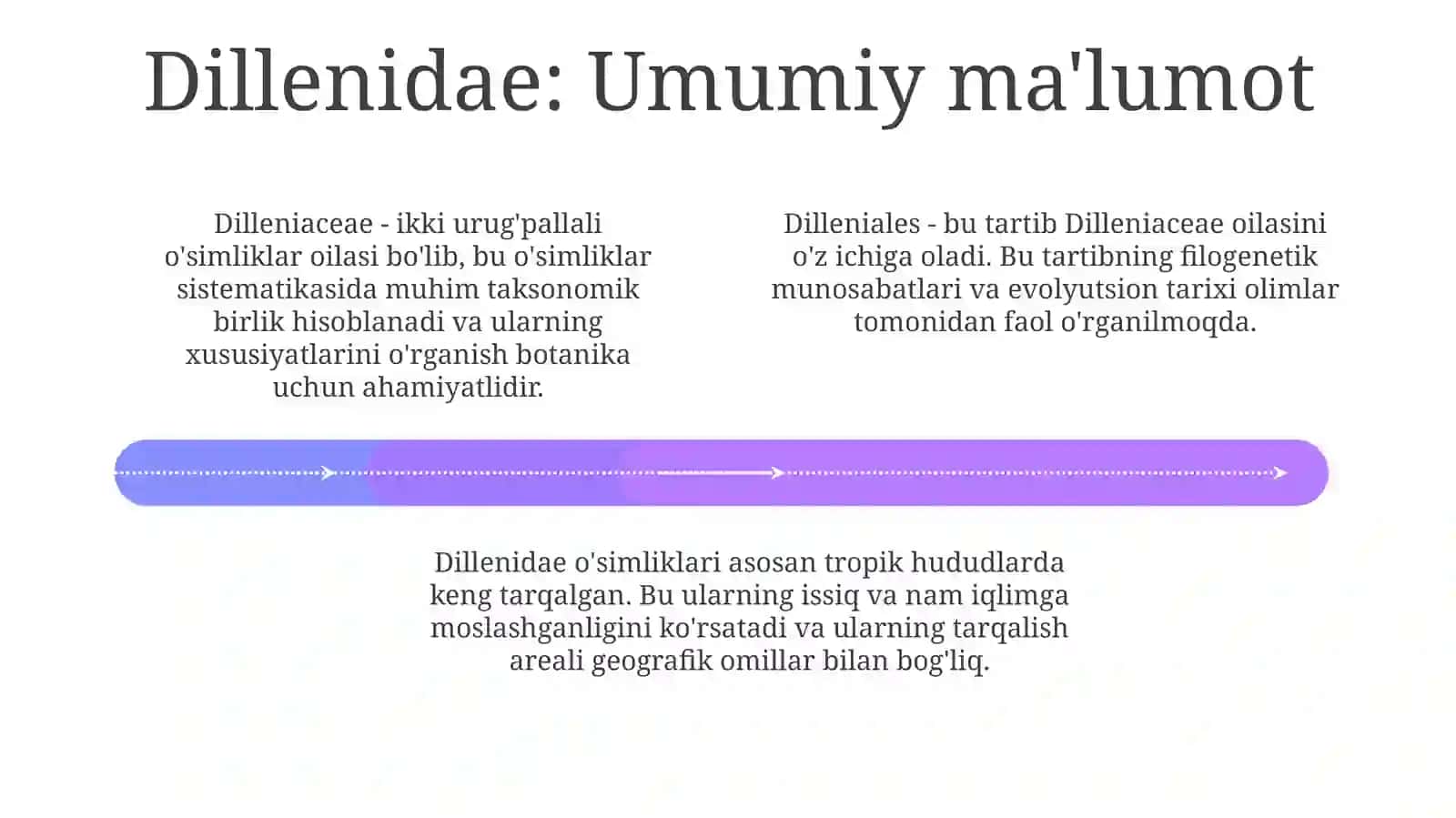 Dillineyakabilar kichik ajdodi dillenidae 4