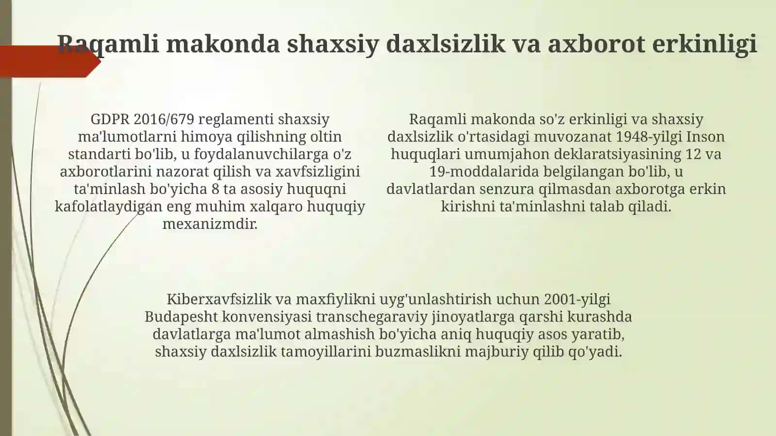 Raqamli inson huquqlarini himoya qilish daxalqarohamkorlik 4