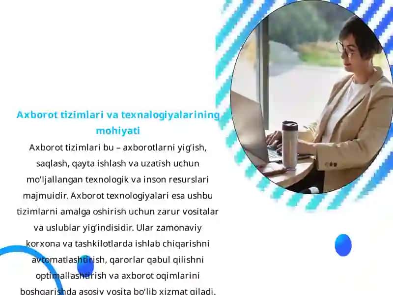AXBOROT TIZIMLARI VA TEXNOLOGIYALARI 4