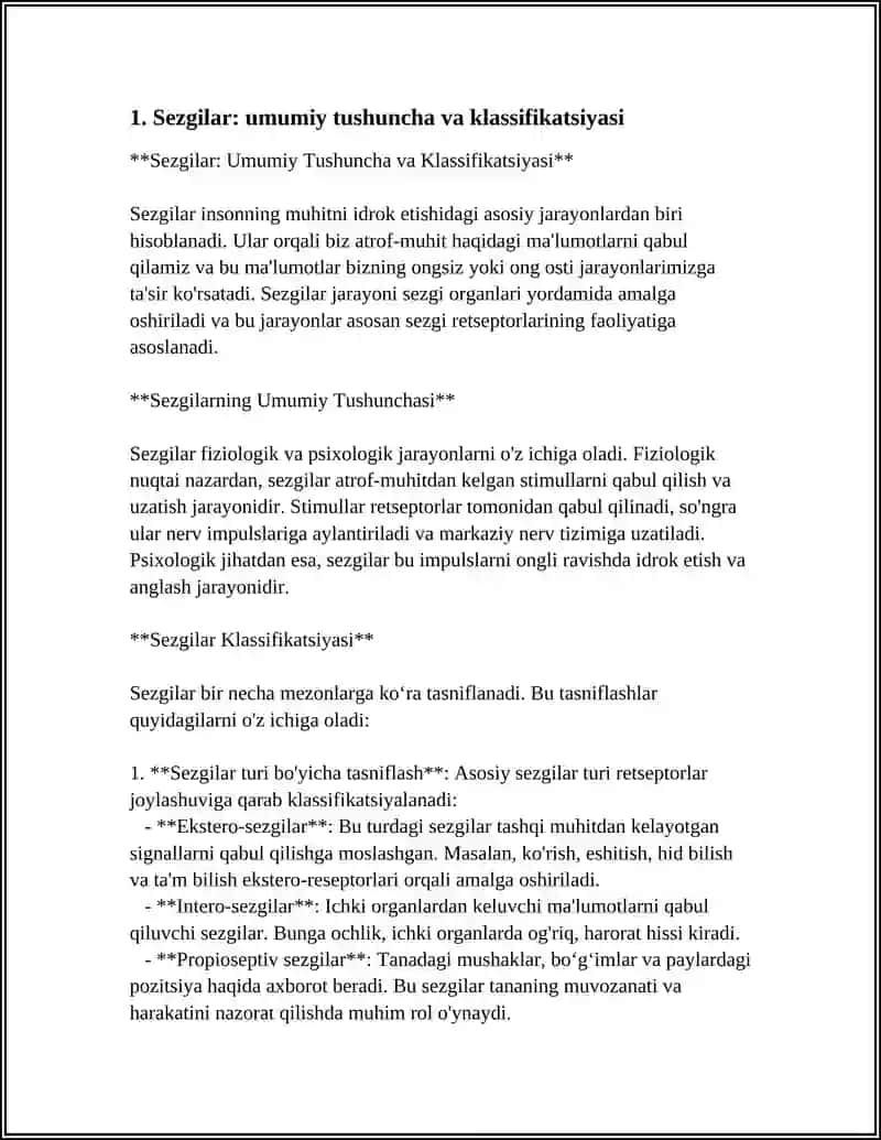 SEZGILAR HAQIDA UMUMIY TUSHINCHA VA UNING NERV-FIZIOLOGIK ASOSLARI 4