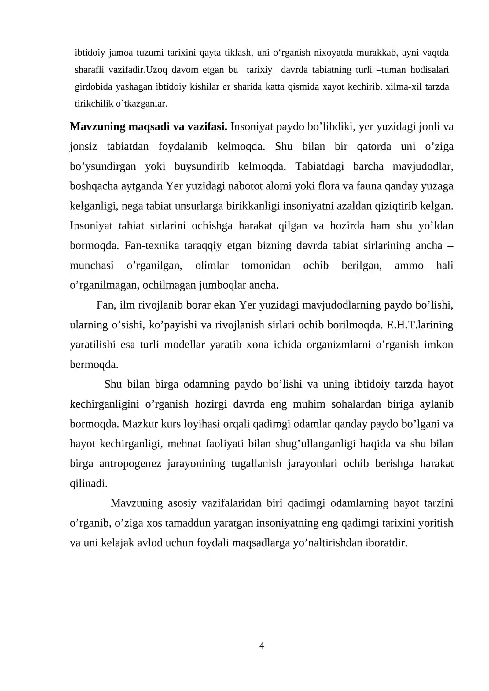 Ibtidoiy jamiyat xususiyatlari 4