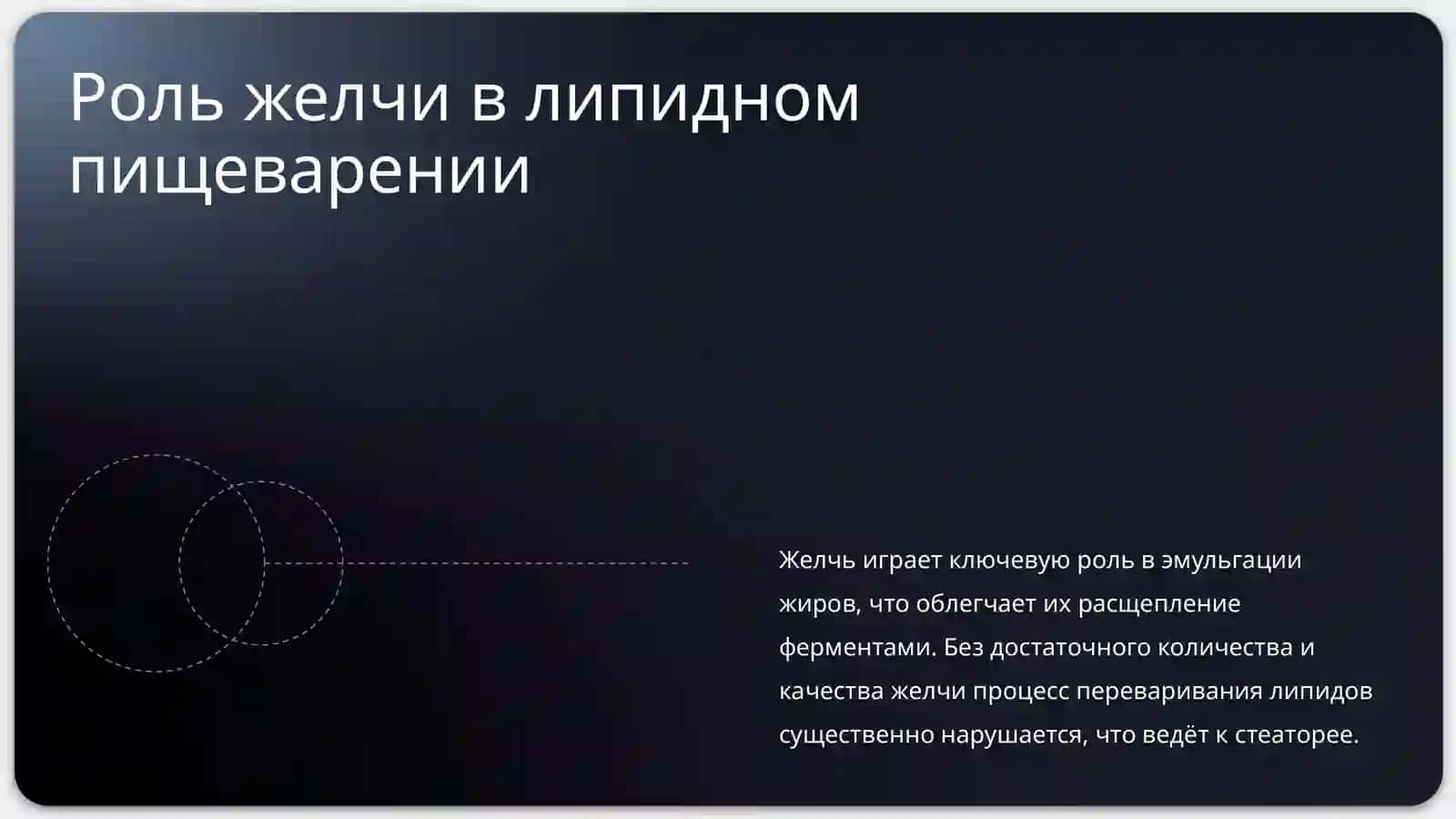 Стеаторея при холецистите. Нарушение переваривания липидов и его причины 4