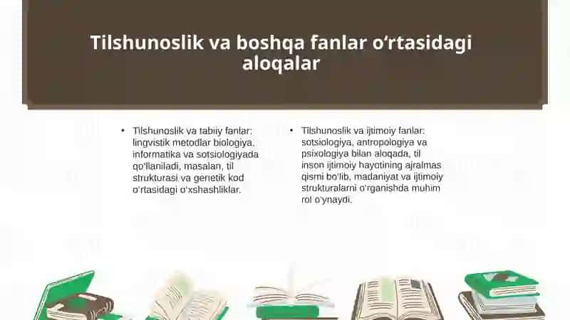 Tilshunoslik fanining asosiy tushunchalari va fan sifatidagi roli 4