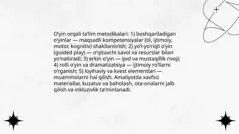 Ilk va maktabgacha bolalar rivojlanishi va ta'lim tarbiyasi 4