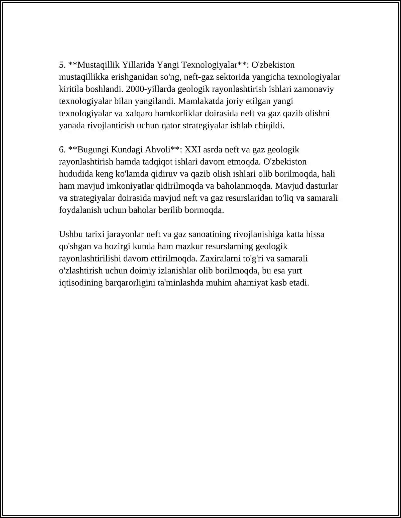 NEFT VA GAZNI GEOLOGIK RAYONLASHTIRISH 4