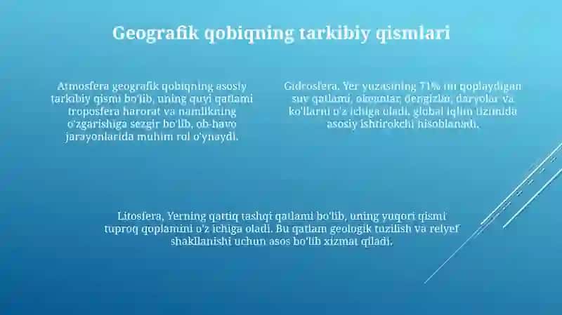Geografik qobiqningchegaralarivatarkibiytuzulishi 4