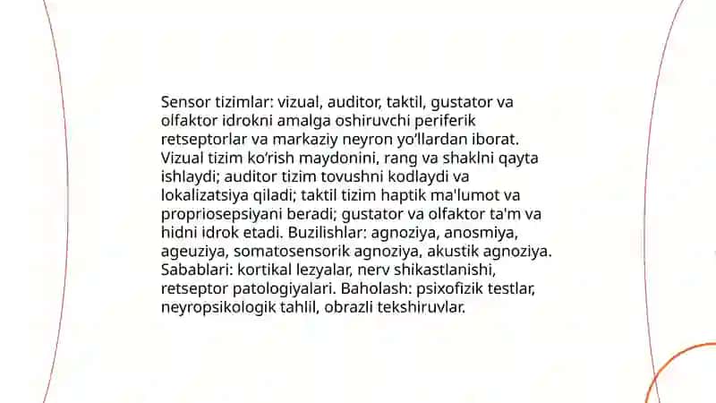 Idrok va uning buzilishlari 4