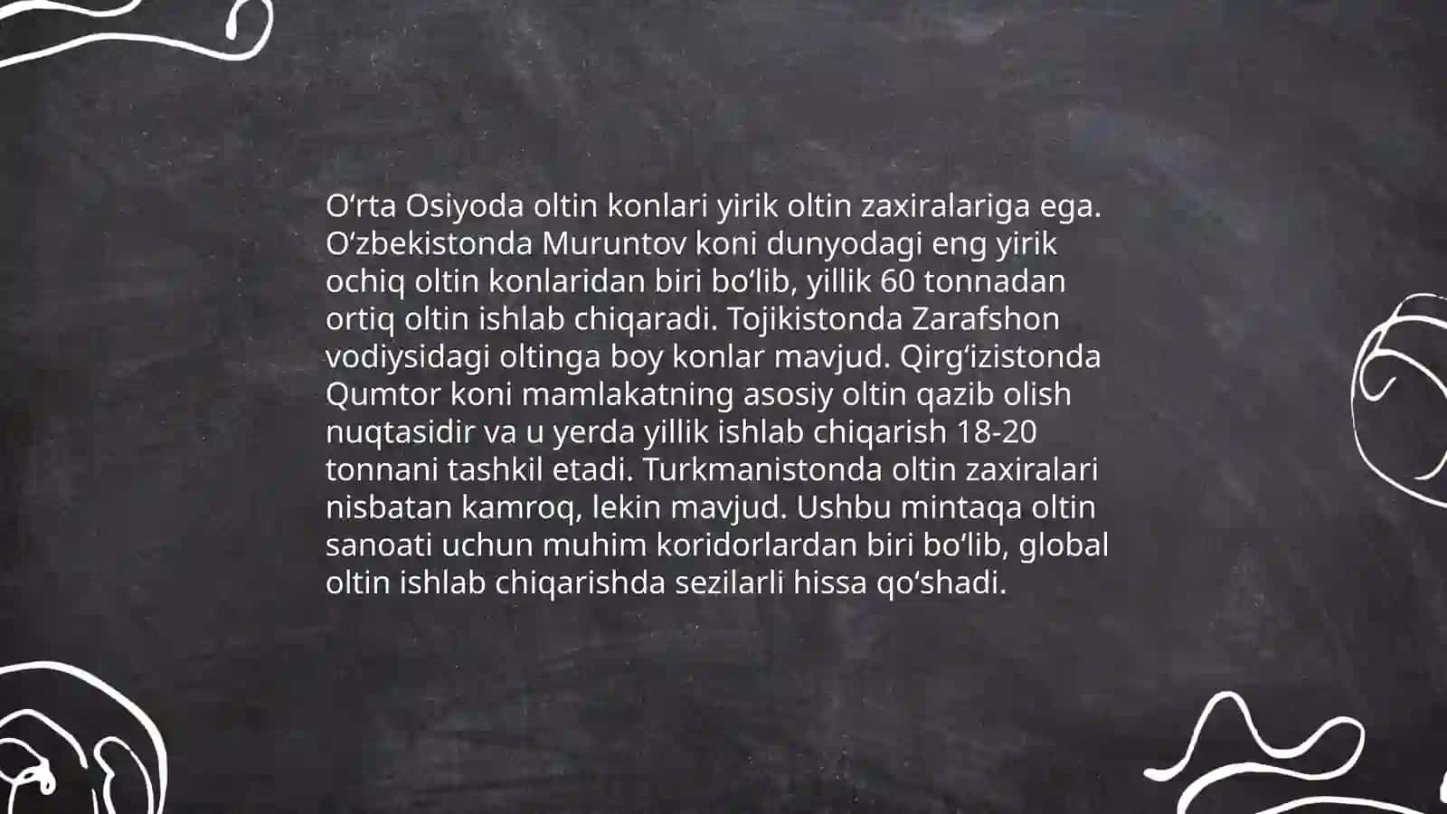 Òrta Osiyodagi foydali qazilmalar 4