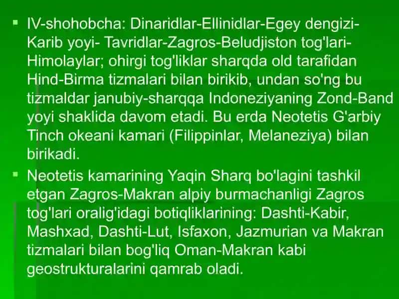 Alp-Himolay Alp burmachanligi Neotetis kamari geologik tuzilishi va rivojlanish tarixi 4