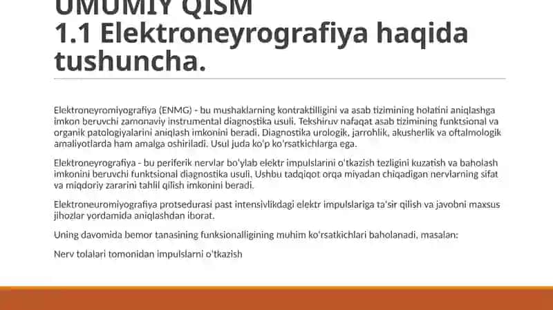 Elektroneyrografningishlash prinsipi 4