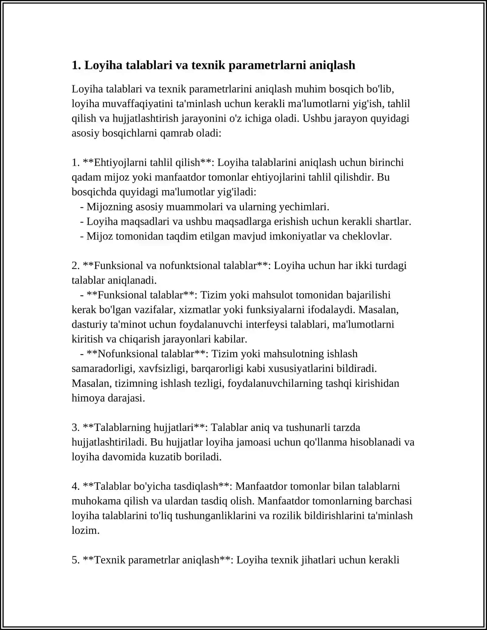 DETALGA TANLANGAN KONKRET MEXANIK ISHLOV BERISH JARAYONIDA TANLANGAN MOSLAMANI LOYIHALASH 4