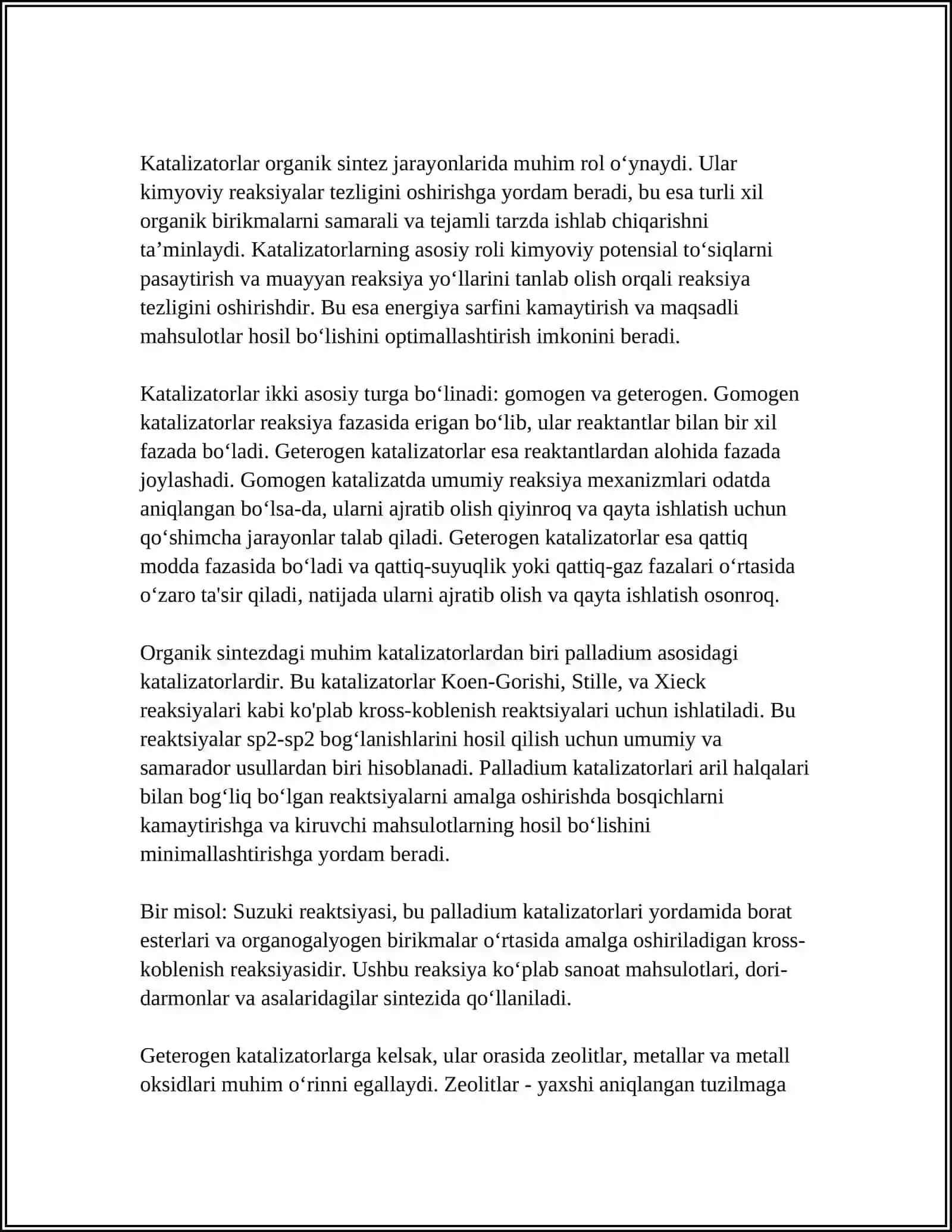 ORGANIK MODDALAR SINTEZINING SHAKILANISHI 4