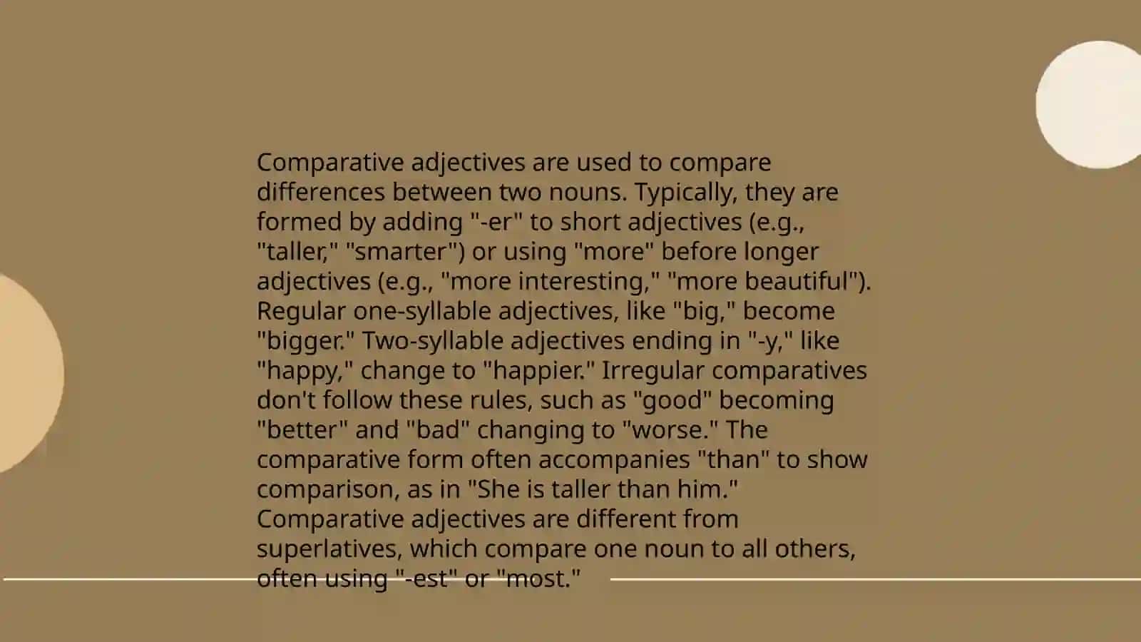 Types of Adjectives 4
