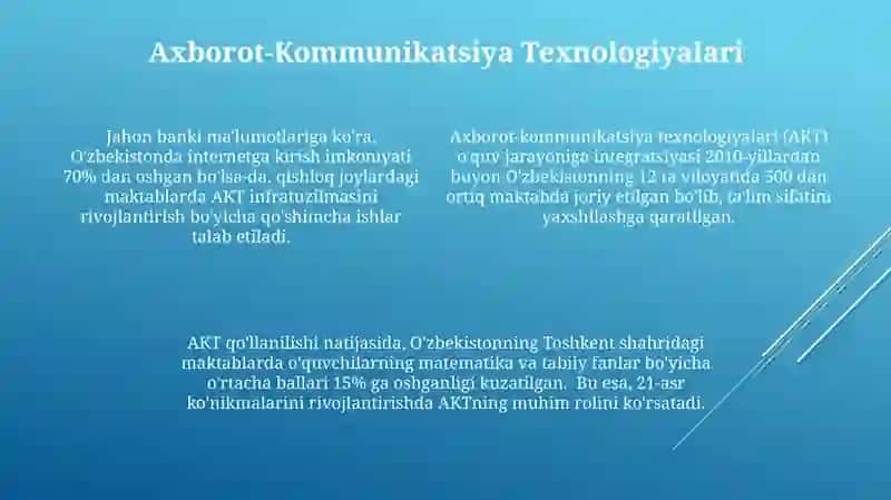 Ta'limdagi Jahon Standartlari 4