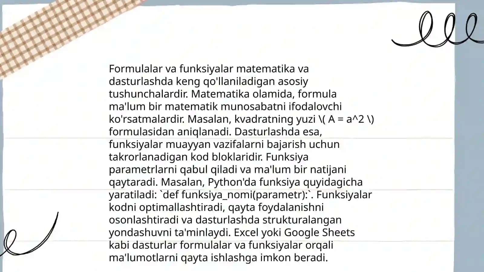 Excel elektron jadvalining imkoniyatlari 4
