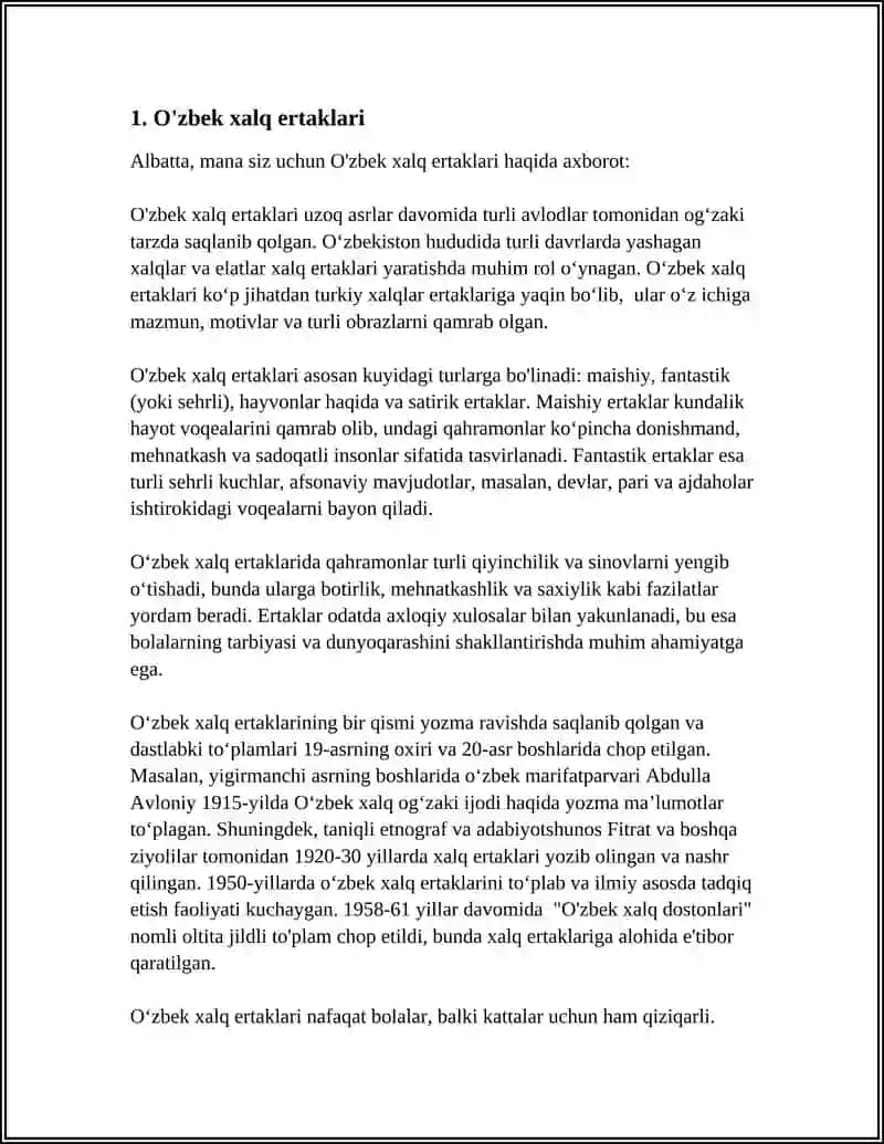 XALQ OG'ZAKI IJODI XALQ QADRYATLARINING QISMI SIFATIDA 4