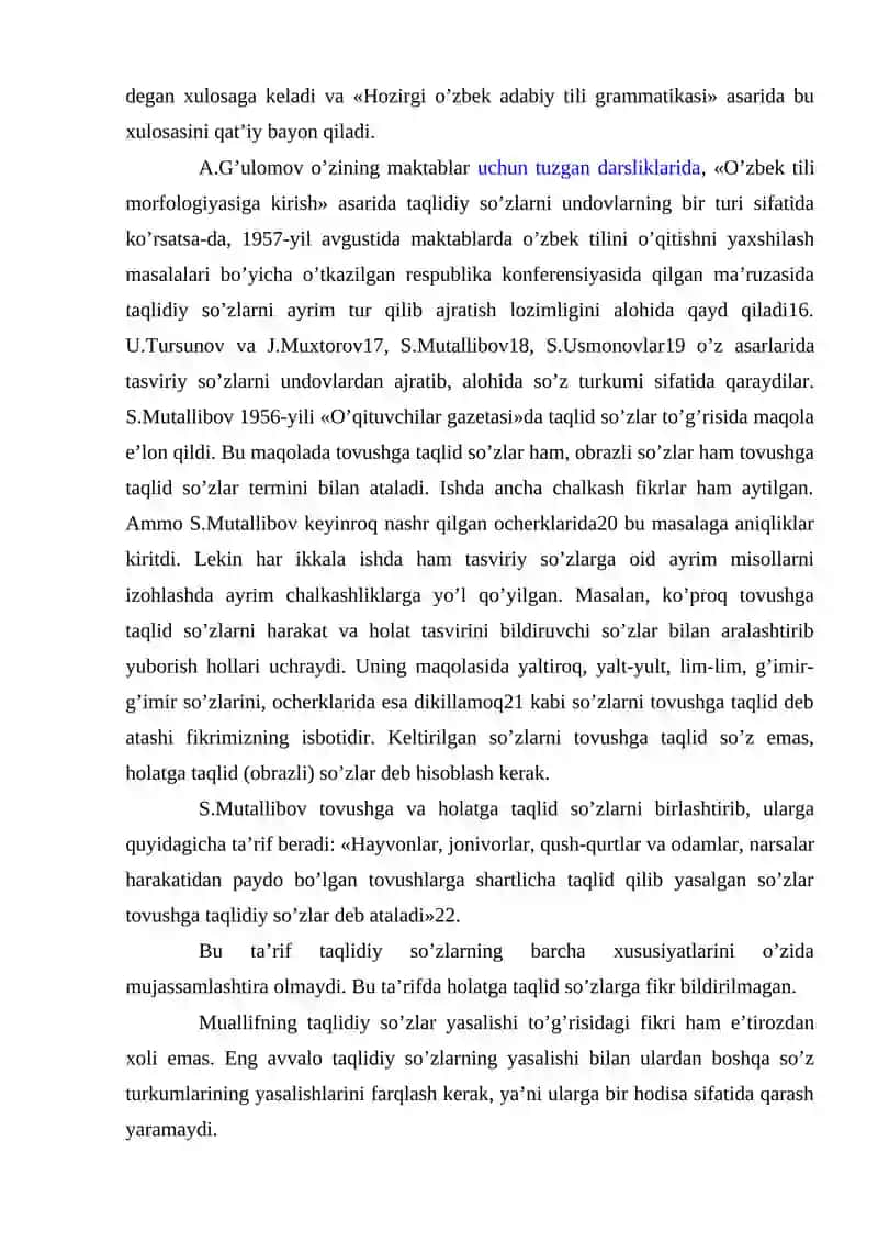Taqlid so‘zlar tarixi 4