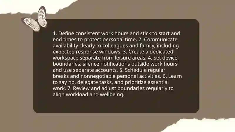 Work and free time balance 4