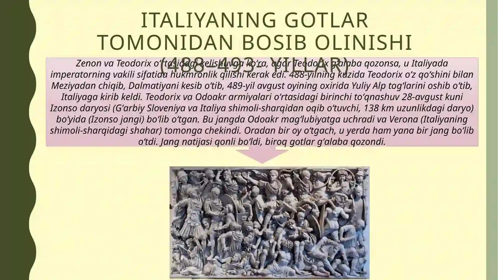 Osgotlar qirolligi ( 493-555)Ning  tashkil topishi va ijtimoiy-iqtisodiy, Siyosiy hayoti 4