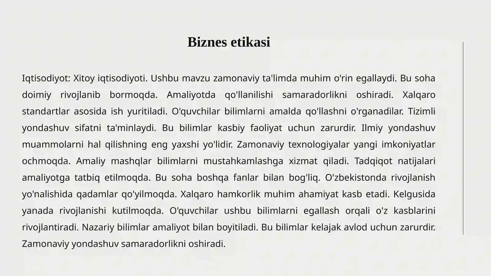 XITOY BIZNES ETIKASI 4