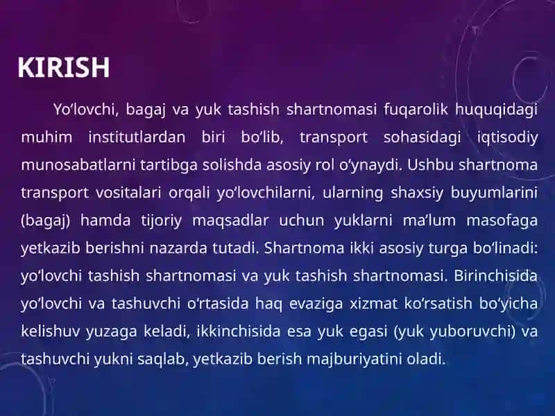 Yo‘lovchi,bagajvayuktashish 4